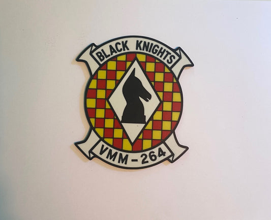 Marine Medium Tiltrotor Squadron 264 3D printed emblem