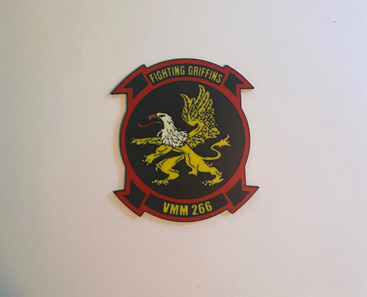 Marine Medium Tiltrotor Squadron 266 3D printed emblem