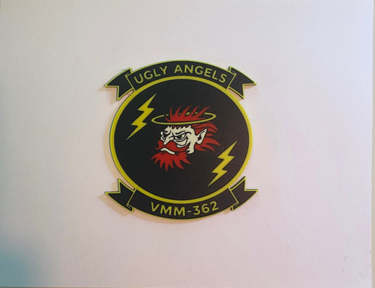 Marine Medium Tiltrotor Squadron 362 3D printed emblem