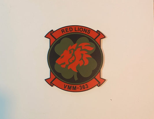 Marine Medium Tiltrotor Squadron 363 3D printed emblem